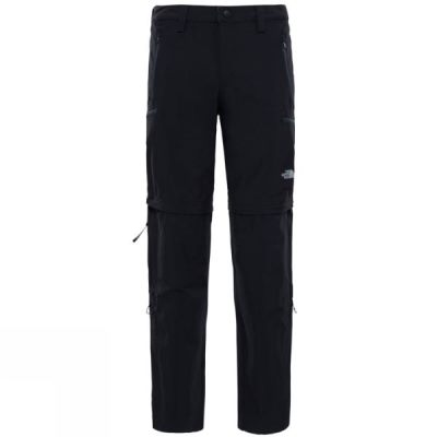 Pantalones The North Face Exploration Convertible Hombre Negras - Chile GBY840732